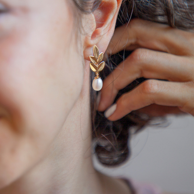 گوشواره نهـال پنج برگ ـ  Nahal Earrings 5